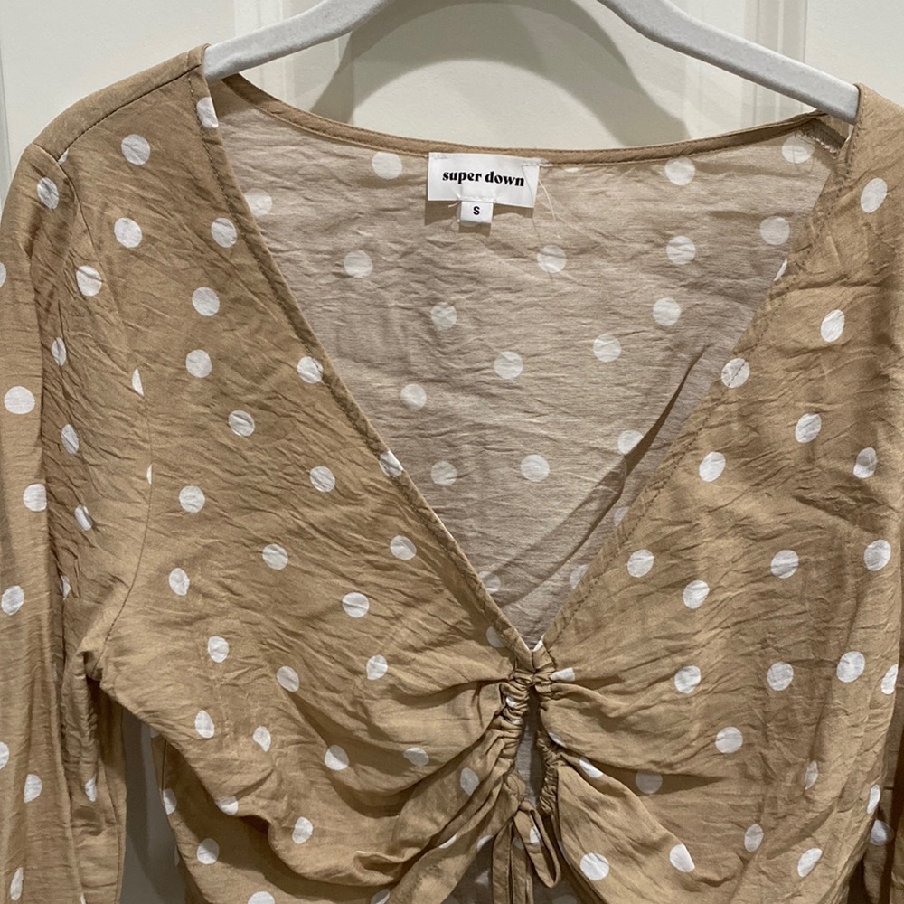 Superdown cropped shirt